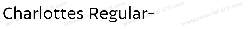 Charlottes Regular字体转换